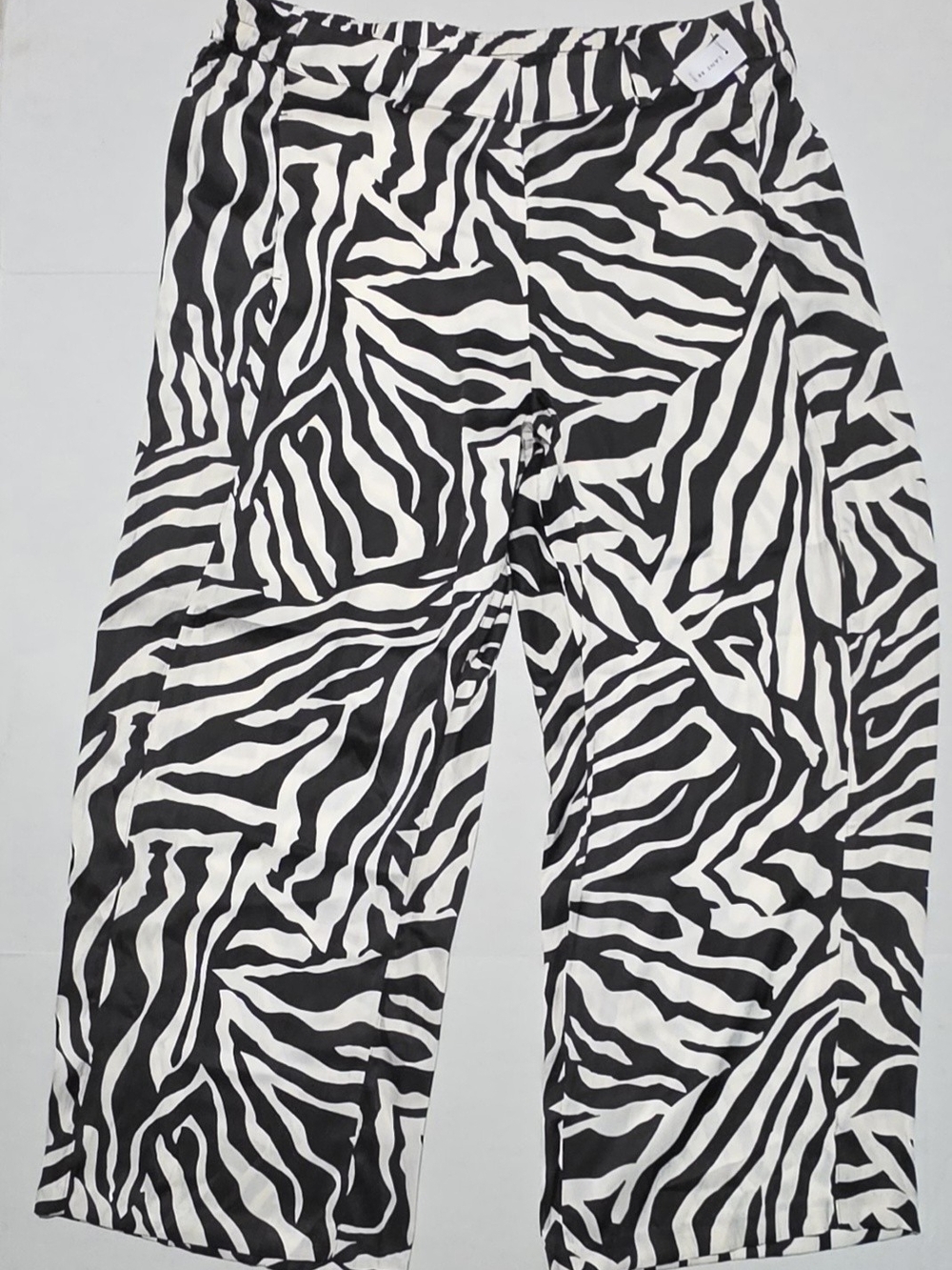 Lane Bryant Zebra Print Wide Leg Pants